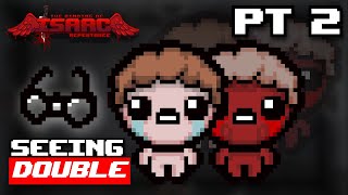 seeing double pt 2  binding of isaac unlocks  99 [upl. by Backer]