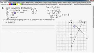 Secondaire 5 Québec Polygone de contraintes [upl. by Lizzy]