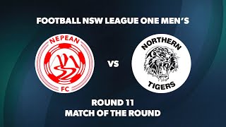 League One NSW Mens Round 11 Nepean FC v Northern Tigers FC [upl. by Okika]