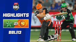 Melbourne Stars v Perth Scorchers  BBL13 [upl. by Rilda]