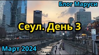 ТРЕТИЙ ДЕНЬ В СЕУЛЕ  КОРЕЙСКИЙ ВЛОГ  МАРТ 2024  BTS  БЛОГ МАРУСИ [upl. by Jana]