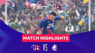 Nepal vs Netherlands  Match Highlights [upl. by Eninotna32]