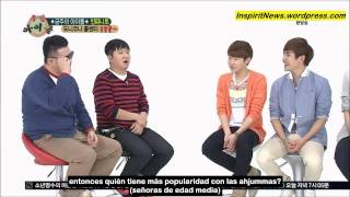 130501 Weekly Idol  Infinite Ep 1 34 sub español HD [upl. by Eenitsed]