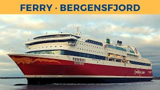 Arrival of ferry BERGENSFJORD Hirtshals Fjord Line [upl. by Annekim]