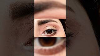 Cut crease eyeshadow tutorial  Half cut crease eye makeup tutorial  Easy Brown Cut Crease Eye look [upl. by Idham]