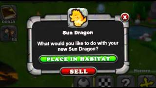 My Dragonvale  Sun Dragon Breeding Beta [upl. by Korey19]