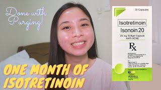 ANG GANDA NG RESULTA 😍  ONE MONTH ISOTRETINOIN UPDATE [upl. by Kier]