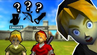 ZELDA OCARINA pero TODO ESTA ALEATORIO ft Limosick Snepy64 [upl. by Naesad]