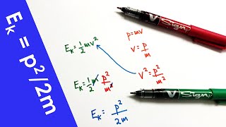 Deriving the Equation for Kinetic Energy and Momentum  A Level Physics [upl. by Anitap35]