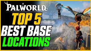 PALWORLD BEST BASE LOCATIONS Infinite Resource Farms  Palworld Beginner Guide [upl. by Aisatal957]