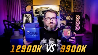 Intel i9 9900K vs 12900K benchmarks and gaming performance [upl. by Kcirdahc]