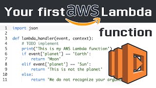 Your first AWS Lambda function ever  Very simple example [upl. by Eirdua]