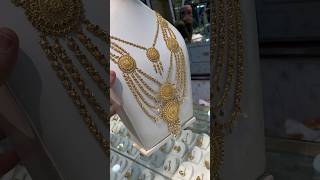 🟥 TOP TRENDING GOLD JEWELLERY NECKLACE MALA SET RANI HAAR CHOKER BIG HAAR DESIGN newgolddesings [upl. by Notwen]