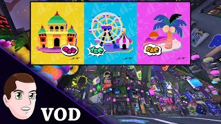 Splatoon 3 Splatfest Palace VS Theme Park VS Beach [upl. by Assadah]