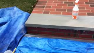 Removing efflorescence from brick [upl. by Cavanagh814]