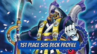 YGO 1st place Arkham Case tournament Super Heavy Samurai Deck profile May 2023 [upl. by Anoo]