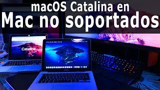 Instalar macOS Catalina desde USB booteable  Mac no soportados [upl. by Parnas838]