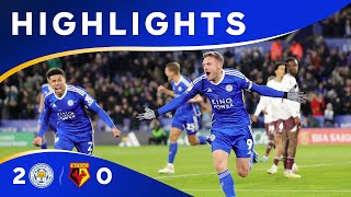 VARDY DOUBLE ⚽ ⚽  Leicester City 2 Watford 0 [upl. by Celio]