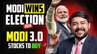 MODI 30 Stocks to Invest 👉💰  2024 Election Result  Best Stocks to Buy Now  Harsh Goela [upl. by Olathe921]