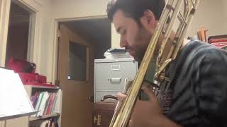 Trombone Solo  quotRondoquot Playthrough [upl. by Colene445]