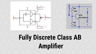 3 Designing A Fully Discrete ClassAB Amplifier Tutorial [upl. by Aunson765]