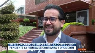 Concurso de jueces para la Corte Nacional de Justicia │ Marcelo Espinel │ Teleamazonas [upl. by Nedah]