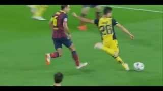 Diego Amazing goal vs Barcelona  01042014  HD [upl. by Hannaoj]