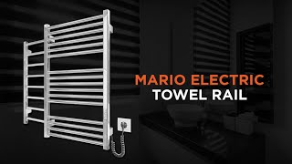 Electric Towel Rail by Mario  Consumes 10 time less energy ⚡️ [upl. by Mandeville658]