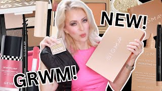 NEW SIGMA BEAUTY SKIN TINT  GXVE EYESHADOW PALETTES LETS TRY SOME NEW MAKEUP [upl. by Verger]