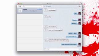 iMessages for Mac OS X 107 Lion  Messages [upl. by Nevag]