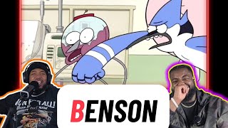 Bensons Angry Moments Regular Show Reaction [upl. by Ruel]