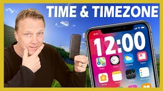 Change Time and Time Zone on iPhone [upl. by Leivad163]