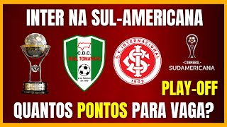 SULAMERICANA  INTER NO PLAYOFF  QUANTOS PONTOS PARA A VAGA [upl. by Akimyt87]