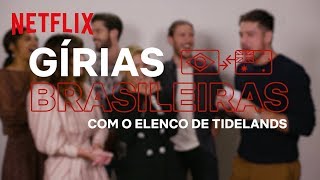 Marco Pigossi apresenta gírias brasileiras ao elenco de Tidelands  Netflix [upl. by Sinai]