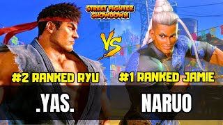 SF6  YAS 2 Ranked Ryu VS Naruo 1 Ranked Jamie  Street Fighter 6 [upl. by Ennairoc]