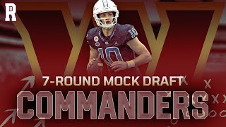 Washington Commanders 7Round Mock Draft [upl. by Esir]