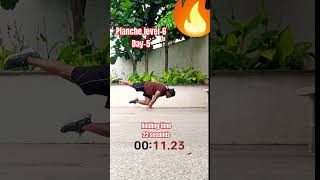 Planche level6Day5 planche pov calisthenics shorts youtube pushups strength pullups [upl. by Qerat294]