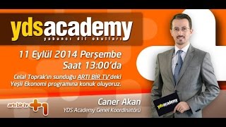 YDS Academy 1 TVde  Caner Akan [upl. by Eenolem413]