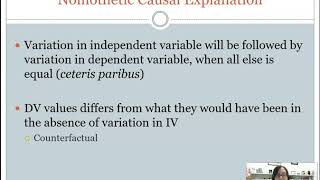 Nomothetic vs Idiographic Causal Explanations [upl. by Anni]