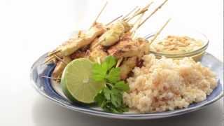 How to Make Authentic Thaistyle Chicken Satay  Chicken Satay Recipe  Allrecipescom [upl. by Dragon]