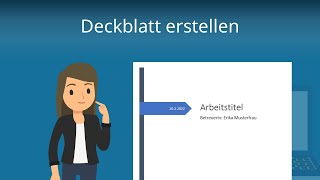 Deckblatt erstellen in Word so gehts  Studyflix [upl. by Welcher]