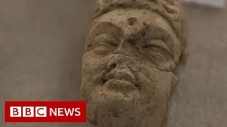 Afghanistans destroyed Buddhas to return  BBC News [upl. by Livvi]