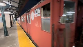 Redbird Train  R62A At Burnside Avenue Station  NYCT [upl. by Genna]