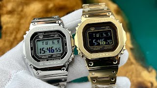 Review đồng hồ Casio GShock GMWB5000GD9DR full metal  Quang Lâm [upl. by Onig]