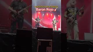 BARÓN ROJO🎸 Los Rockeros van al infierno 🤘😁 en directo [upl. by Kcinom]