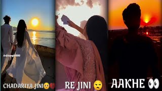 CHADARIYA JINI RE🥺JINI AAKHE👀BHINI YE BHINI💔SAD LOVE STATUSWHATSAPP STATUSAESTHETIC VIDEO [upl. by Nihahs92]