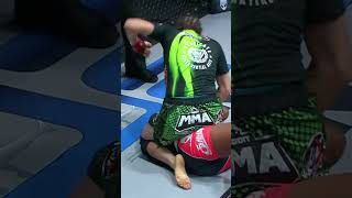 No JiuJitsu Needed Roxanne Modafferi TKO’s Mariana Morais mma tko grappling [upl. by Anestassia]