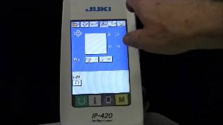 Juki AMS210EN1360 IP420 quick start programming tutorial [upl. by Chariot]