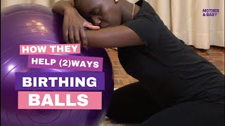 Birthing Ball  2 ways they help [upl. by Pomfrey]