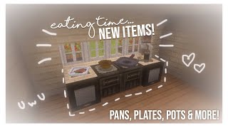 there’s a new placeable food mod amp it’s PERFECT 🦋✨ eating time mcpe Addon Review [upl. by Agnes180]